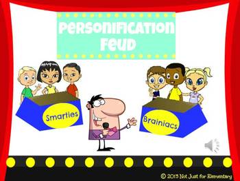 Preview of Personification Feud Powerpoint Game