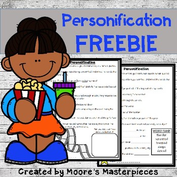 Preview of Personification Freebie