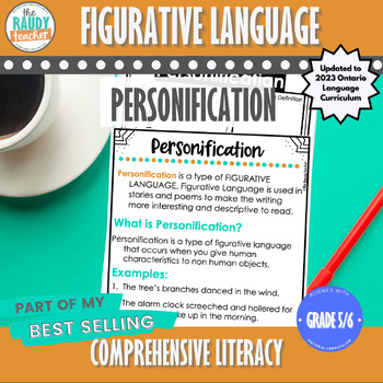 Preview of Personification | Grade 5 and 6 | New Ontario Language Curriculum 2023