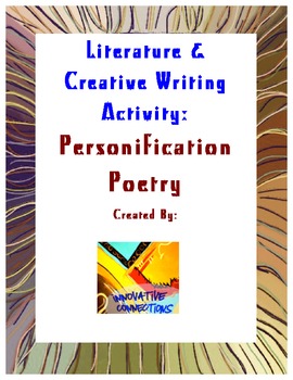 Preview of Personification Poetry: Creative Writing Activity and Rubric