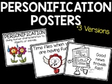Personification Posters 3 versions Figurative Language