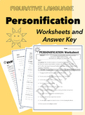 Figurative Language: Personification Worksheet and Answers