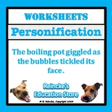 Personification Worksheet | Teachers Pay Teachers