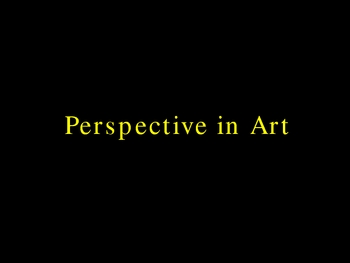 Preview of Perspective in Art and Mathematics