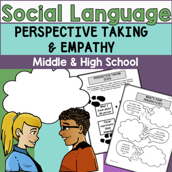 Preview of Perspective Taking & Empathy: Social Language Middle & High School