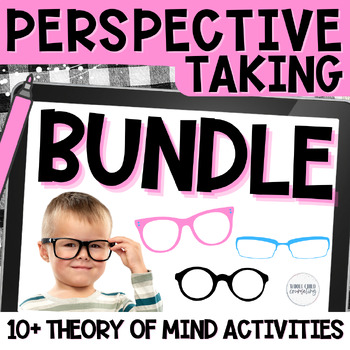 Preview of Perspective Taking and Theory of Mind Social Skills Activity GROWING BUNDLE
