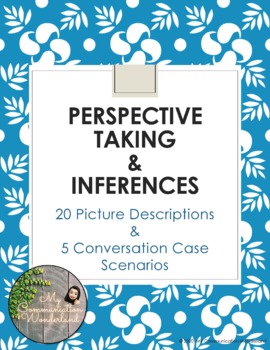 Preview of Perspective Taking and Inferences worksheet - digital resource, fillable box