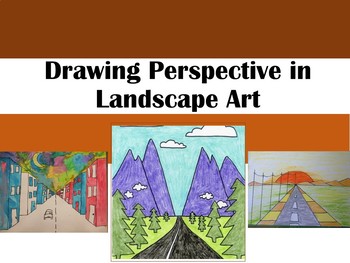 Preview of Perspective in Landscape Art - Digital Task Cards