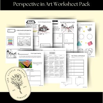 Preview of Perspective in art Worksheet
