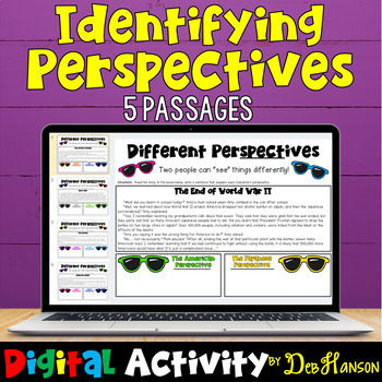 Preview of Perspectives and Differing Points of View Practice: Google Slides