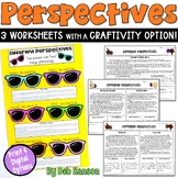Perspectives and Differing Points of View Worksheets and Activity