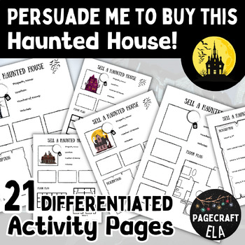 Preview of Persuade Me to Buy This Haunted House | Descriptive Writing | Halloween Rhetoric