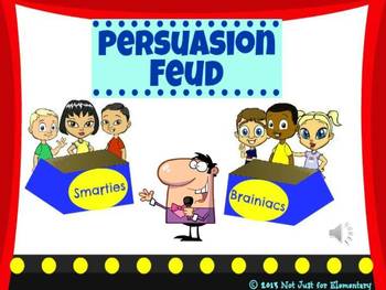Preview of Persuasion Feud Powerpoint Game