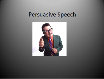 Preview of Persuasion Speech