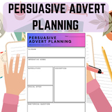 Persuasive Advert Planning Sheet