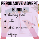 Persuasive Advert display and planning sheet