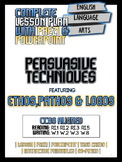Persuasive Advertising Techniques BUNDLE - Pathos, Logos, 