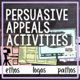 Persuasive Appeals Activities | Ethos Logos Pathos