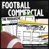 Persuasive Appeals Football Game Commercial with Ethos, Lo
