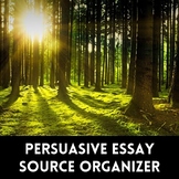 Persuasive Argument Essay Source Information Organizer - C