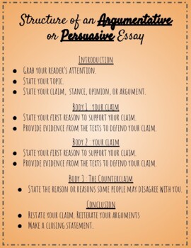 persuasive and argumentative essays