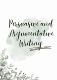 Persuasive/Argumentative Writing