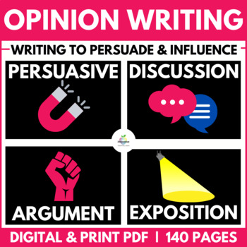 Preview of Opinion Writing Unit | Persuasive | Argumentative | Discussion | Expository Text
