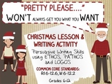 Persuasive Christmas Letter LESSON and ACTIVITY - Ethos, P