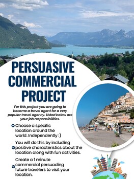 Preview of Persuasive Commercial Project
