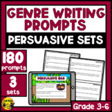 Persuasive Writing Prompts  | Paper or Digital | Bundle