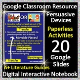 Persuasive Devices Interactive Notebook Digital Google Sli