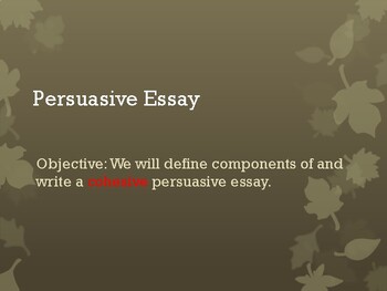 Preview of Persuasive Essay / A Practical Step by Step Guide and a Model Essay