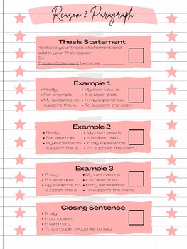 persuasive essay checklist