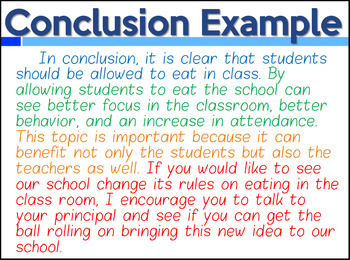 conclusion sentence examples for persuasive essays