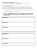Persuasive Essay Outline/Planning Sheet