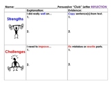 Persuasive Essay Reflection Worksheet FORM