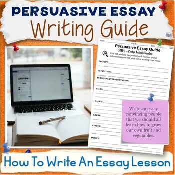 Preview of Persuasive Essay Writing Guide, Templates, Worksheets, Essays Prompts