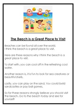 persuasive essay about beach