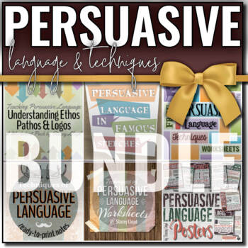 Preview of Persuasive Writing and Language BUNDLE