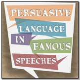 Persuasive Language In Famous Speeches: Worksheets