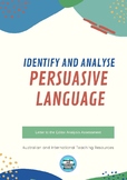 Persuasive Language Textual Analysis Assessment: Editable 