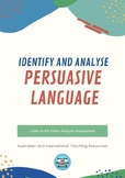 Persuasive Language Textual Analysis Assessment: Letter to