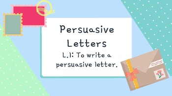Preview of Persuasive Letter - Can I get a new pet?