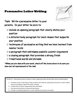 persuasive writing grade 4 examples