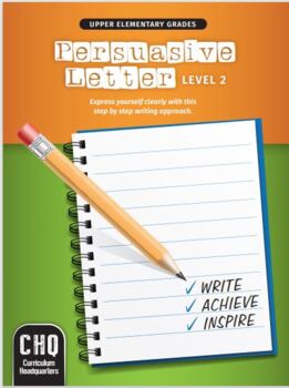 Preview of Persuasive Letter Level 2 Student Workbook