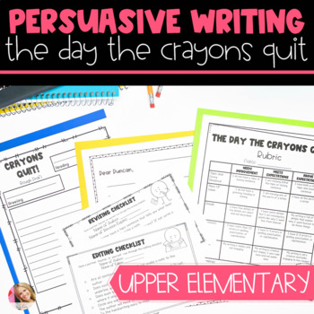 Preview of Persuasive Letter Writing Unit for 2nd and 3rd Graders with Rubrics
