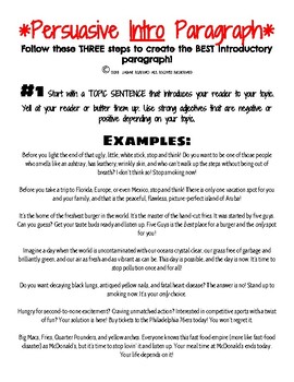 best introductory paragraphs
