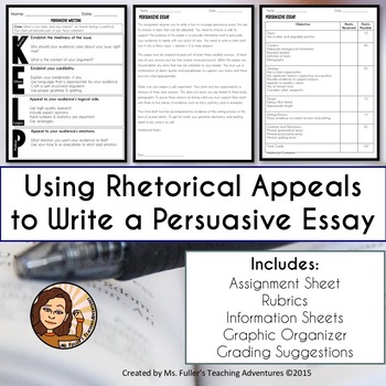 Preview of Persuasive, Opinion, or Argument Writing Handouts and Rubrics