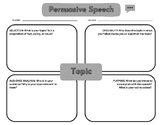 Persuasive Speech Graphic Organizer