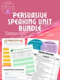Persuasive Speech Unit Bundle